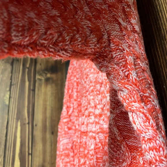 Black Taoe Orange Cable Knit Sweater - Picture 6 of 8